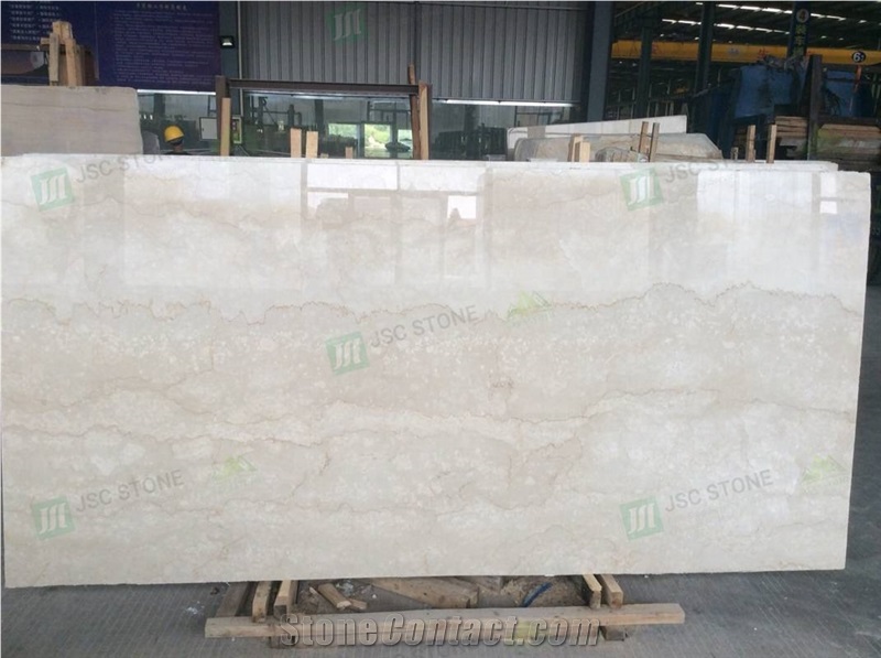 Italian Botticino Beige Marble Slab For House Decoration